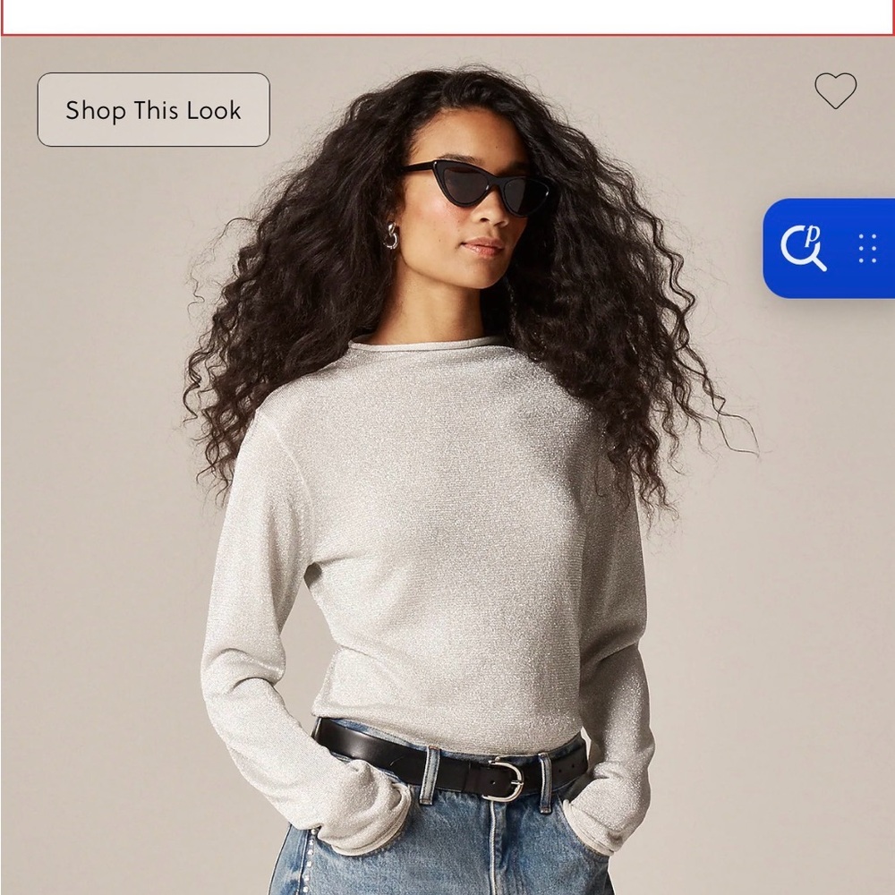 J. Crew Silver Sweater